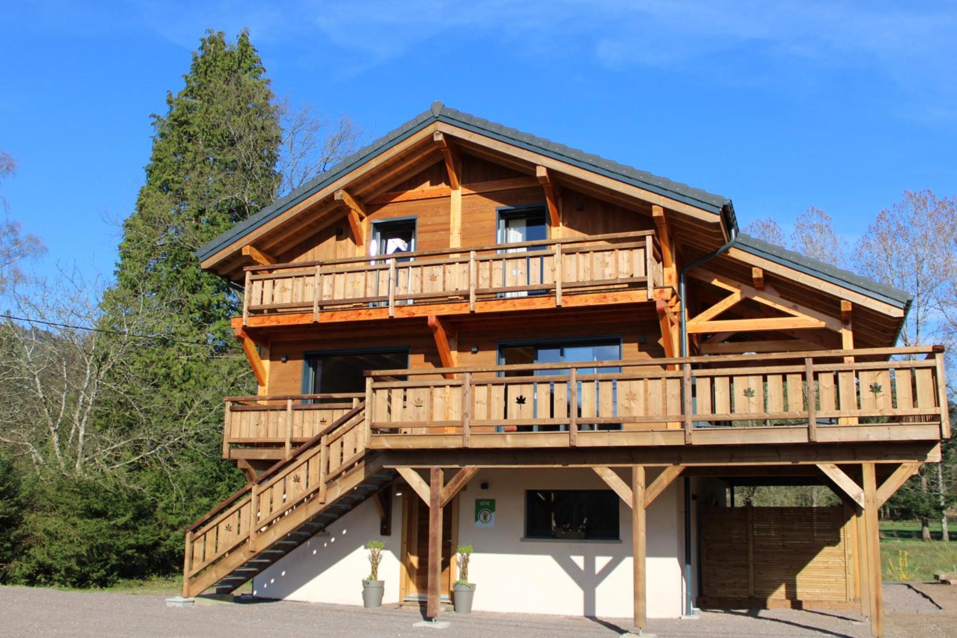Chalet L'Oseraie, Location Touristique Spa 4 Etoiles Au Coeur Des Vosges Le Saulcy ภายนอก รูปภาพ