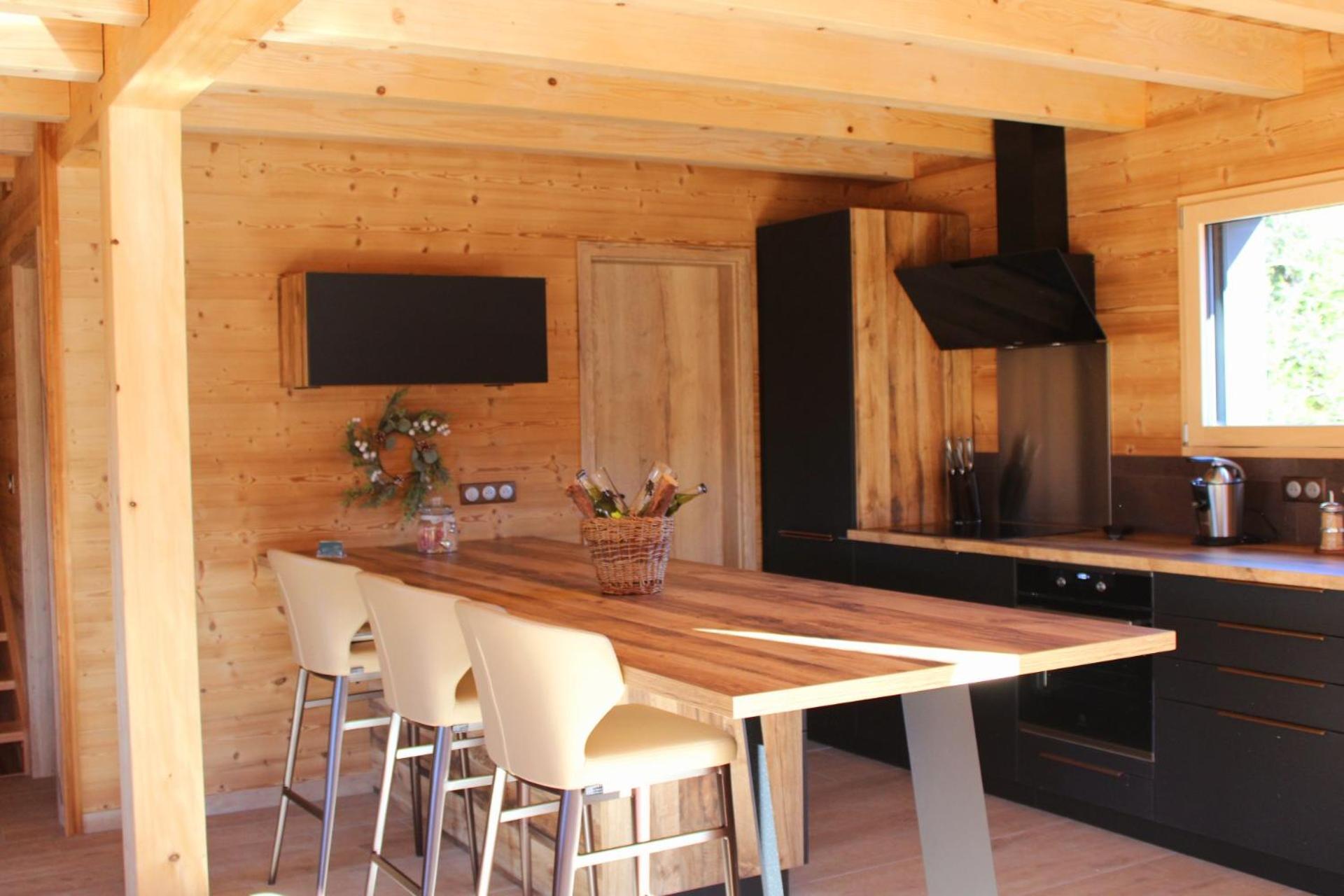 Chalet L'Oseraie, Location Touristique Spa 4 Etoiles Au Coeur Des Vosges Le Saulcy ภายนอก รูปภาพ